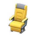 Animal Crossing Items Vehicle cabin seat Gray Headrest cover Yellow