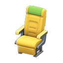 Animal Crossing Items Vehicle cabin seat Green Headrest cover Yellow