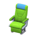 Animal Crossing Items Vehicle cabin seat Light blue Headrest cover Green