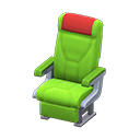 Animal Crossing Items Vehicle cabin seat Red Headrest cover Green