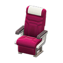 Animal Crossing Items Vehicle cabin seat White Headrest cover Berry red