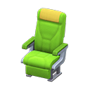 Animal Crossing Items Vehicle cabin seat Yellow Headrest cover Green