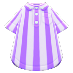 Animal Crossing Items Switch Vertical-stripes Shirt