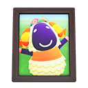 Animal Crossing Items Vesta'S Photo Dark Wood