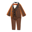 Animal Crossing Items Vibrant tuxedo Brown