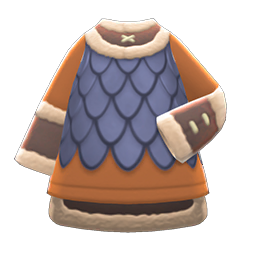 Animal Crossing Items Viking Top Brown