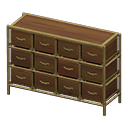 Animal Crossing Items Vintage dresser Brown