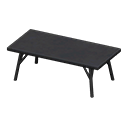 Animal Crossing Items Vintage low table Black