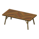 Animal Crossing Items Vintage low table Brown