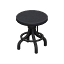 Animal Crossing Items Vintage stool Black