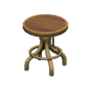 Animal Crossing Items Vintage stool Brown