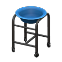 Animal Crossing Items Washbasin Blue & black