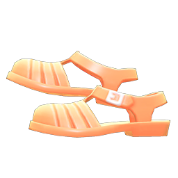 Animal Crossing Items Water Sandals Orange