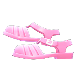 Animal Crossing Items Water Sandals Pink