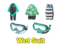 Animal Crossing Items Switch Wet Suit