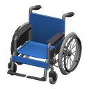 Animal Crossing Items Wheelchair Blue