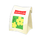 Animal Crossing Items Switch white-pansy bag x10