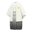 Animal Crossing Items Switch White white hakama with crest