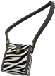 Animal Crossing Items Switch White zebra-print shoulder bag