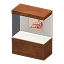 Animal Crossing Items Wide display stand Portrait Displayed item Dark wood