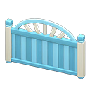 Animal Crossing Items Wood partition Blue stripes