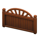 Animal Crossing Items Wood partition Dark wood