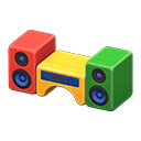 Animal Crossing Items Wooden-block Stereo Colorful