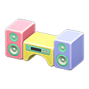 Animal Crossing Items Wooden-block Stereo Pastel