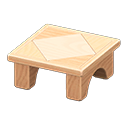 Animal Crossing Items Wooden-block Table Natural