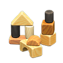 Animal Crossing Items Wooden-block Toy Mixed wood