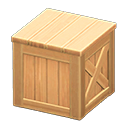 Animal Crossing Items Wooden box None Label Natural