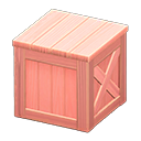 Animal Crossing Items Wooden box None Label Pink