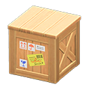 Animal Crossing Items Wooden box Shipping stickers Label Natural