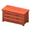 Animal Crossing Items Wooden Chest Cherry wood