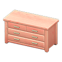 Animal Crossing Items Wooden Chest Pink wood