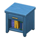 Animal Crossing Items Wooden End Table Blue