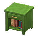 Animal Crossing Items Wooden End Table Green