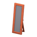 Animal Crossing Items Wooden Full-length Mirror Cherry wood