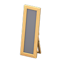 Animal Crossing Items Wooden Full-length Mirror Light wood