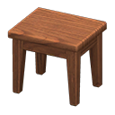 Animal Crossing Items Wooden Mini Table Dark wood