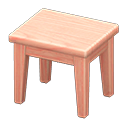 Animal Crossing Items Wooden Mini Table Pink wood