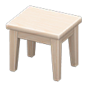 Animal Crossing Items Wooden Mini Table White wood