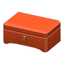 Animal Crossing Items Wooden music box None Lid design Cherry wood