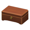 Animal Crossing Items Wooden music box None Lid design Dark wood