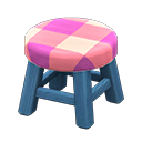 Animal Crossing Items Wooden Stool Blue / Pink