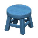 Animal Crossing Items Wooden Stool Blue