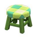 Animal Crossing Items Wooden Stool Green / Green