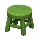 Animal Crossing Items Wooden Stool Green