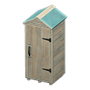 Animal Crossing Items Wooden storage shed Ash