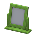 Animal Crossing Items Wooden Table Mirror Green